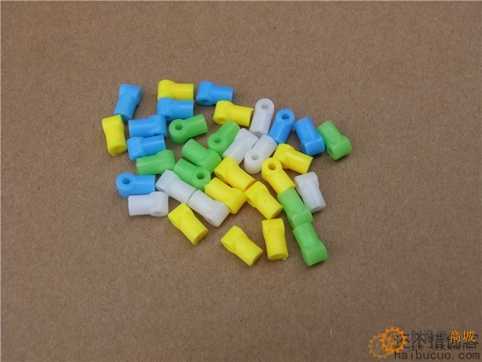 彩色三通轴套 三通部件 轴套 车架 多用连接件 联轴器 配件 支杆