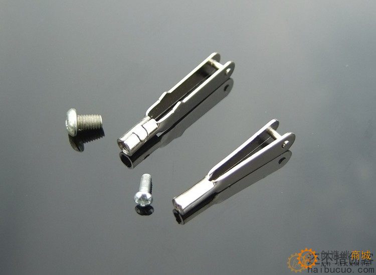 金属夹头M3 M2 配螺丝 遥控飞机模型固定翼专用 航模配件 铁夹头