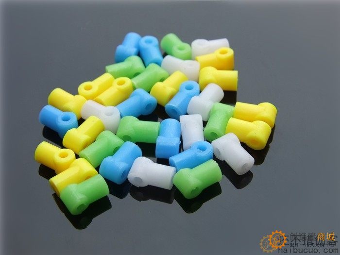 彩色三通轴套 三通部件 轴套 车架 多用连接件 联轴器 配件 支杆