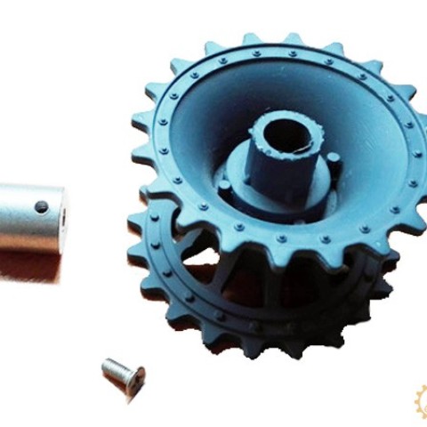 坦克底盘 履带车 塑料 驱动轮 4/5/6mm联轴器 智能小车马达连接器SNT28