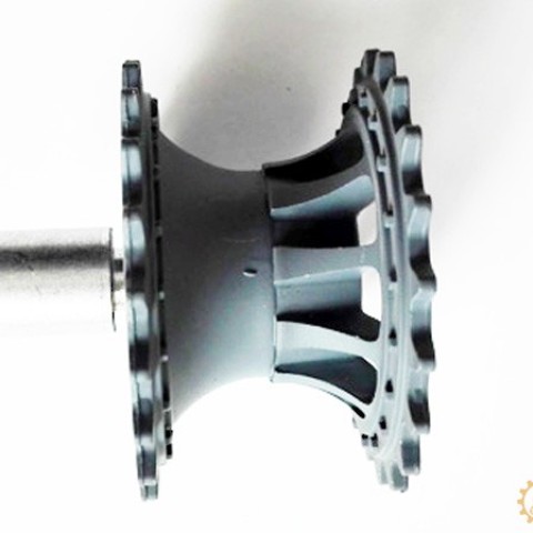 坦克底盘 履带车 塑料 驱动轮 4/5/6mm联轴器 智能小车马达连接器SNT28