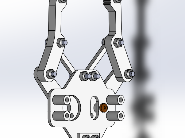 机械爪子 金属 mg996 mg995 stl solidwork 图纸 SLDPRT 装配体