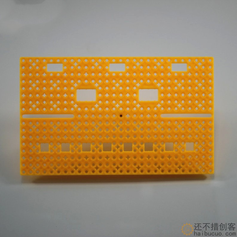 85140黄 开关板 电子制作板 DIY配件 玩具配件 科技模型零件