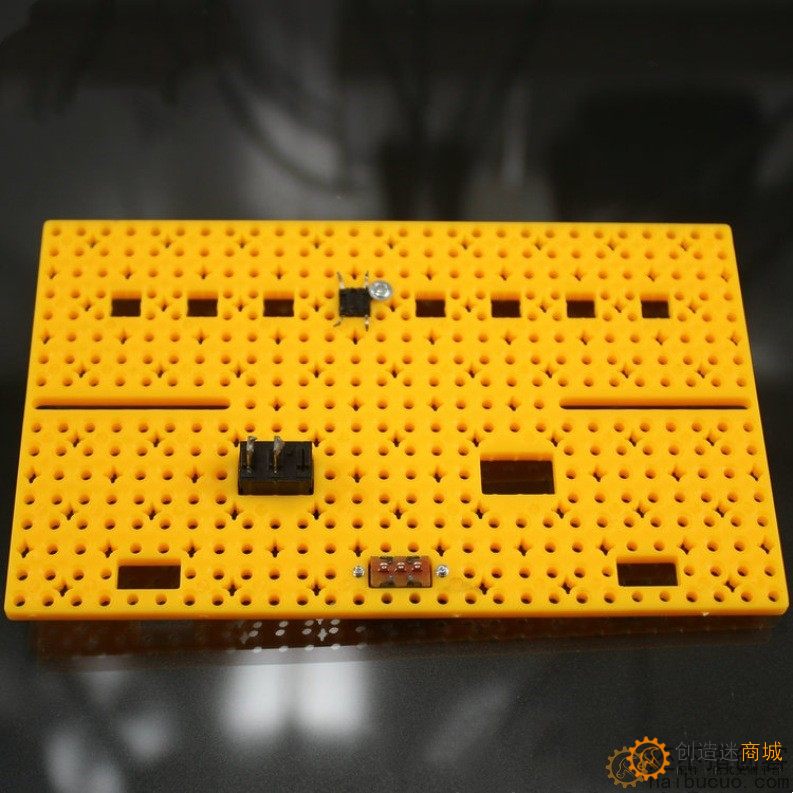 85140黄 开关板 电子制作板 DIY配件 玩具配件 科技模型零件