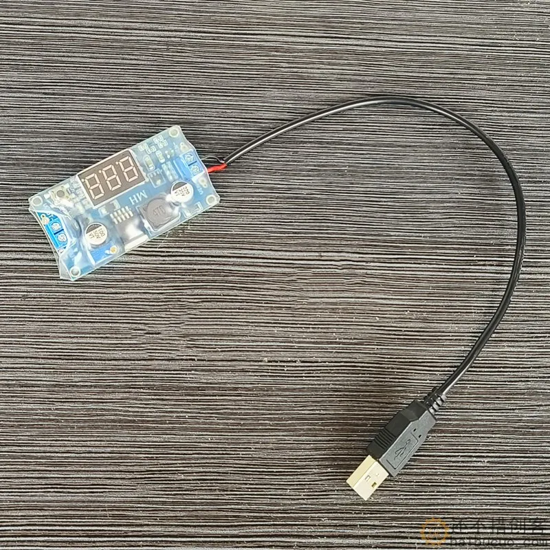 USB供电升压模块DC-DC可调升压模块 输出可调 5-25V带电压表显示