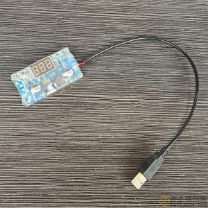 USB供电升压模块DC-DC可调升压模块 输出可调 5-25V带电压表显示