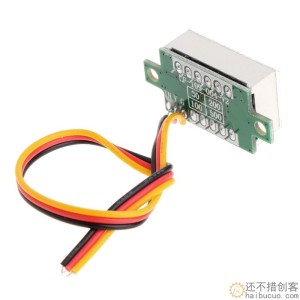 三线电压表0.36寸 DC 0V-30V 直流电压表头 摩托车电压表 数显表SNA331