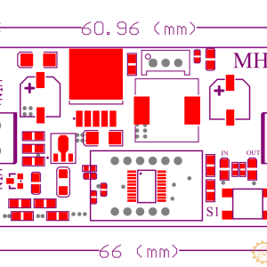 XL6009 DC-DC可调升压模块4.5-32V升5-35V 输出可调 带电压表显示SNA330