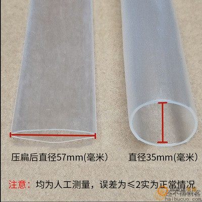透明热缩管绝缘套管 阻燃热缩管 直径35 50mm 长10cm