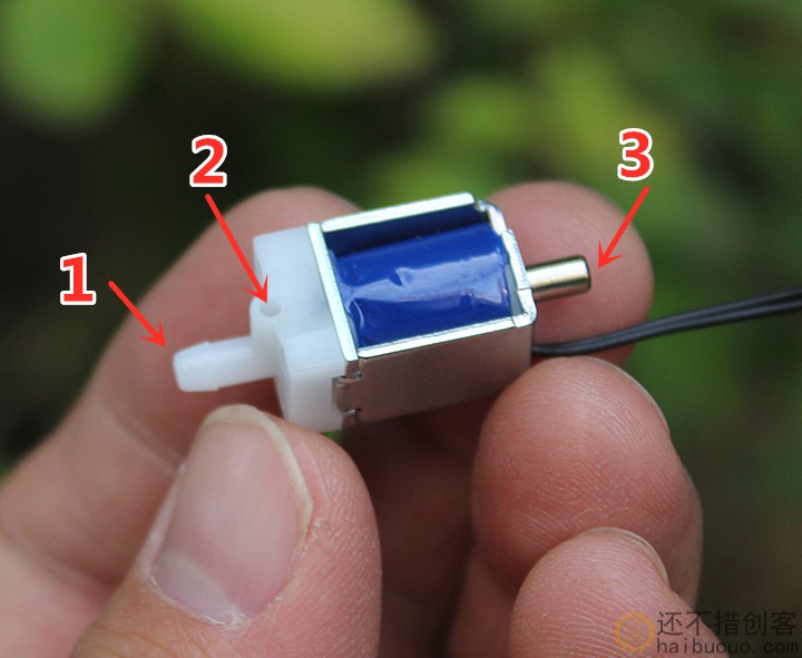 直流电磁阀泄气阀电子仪微型进气排气阀DC3.7V SN1197