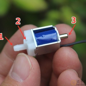 直流电磁阀泄气阀电子仪微型进气排气阀DC3.7V SN1197