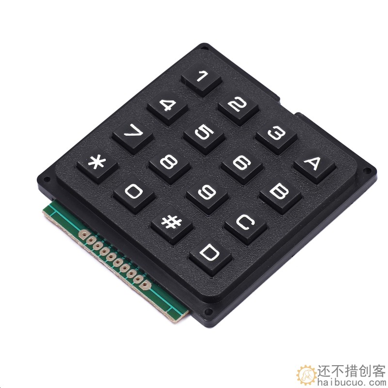 单片机键盘 按键 矩阵 4*4 4X4 A键盘 16键 工业键盘 行列扫描SNA328
