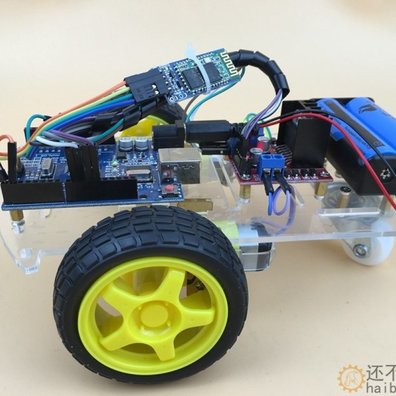 arduino+l298n+HC-06蓝牙遥控小车 安卓手机客户端 创客