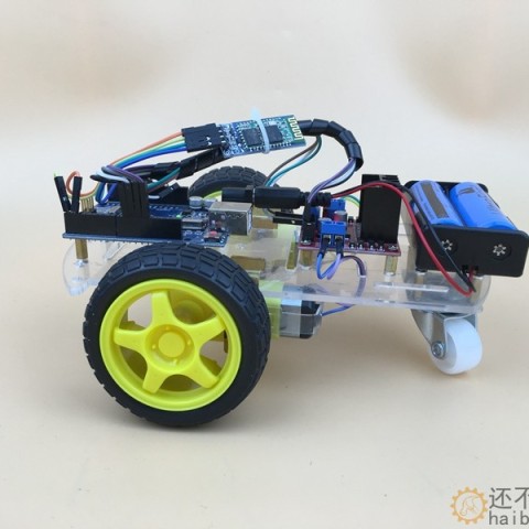 arduino+l298n+HC-06蓝牙遥控小车 安卓手机客户端 创客