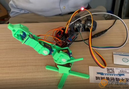 视频：SNAM6000 3D打印四自由度机械臂 DIY机器人 自动运行