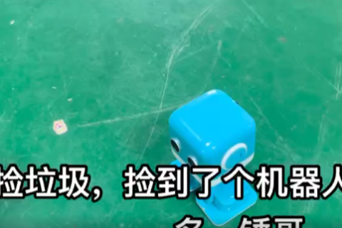 收垃圾收到的会走路的机器人