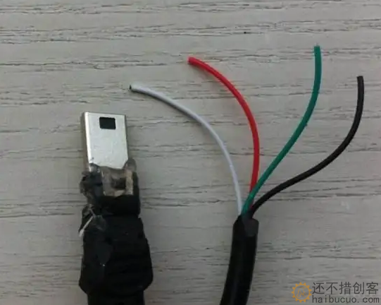 usb电源线接法图解