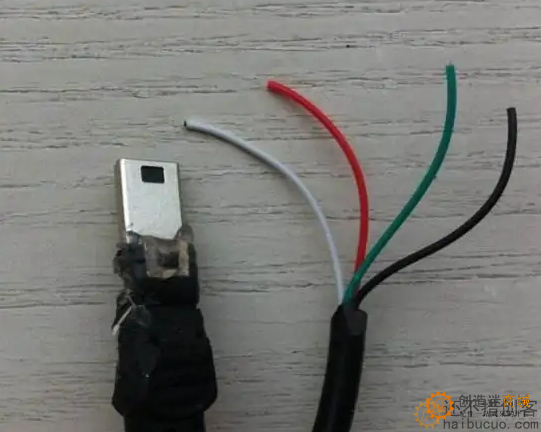 usb电源线接法图解