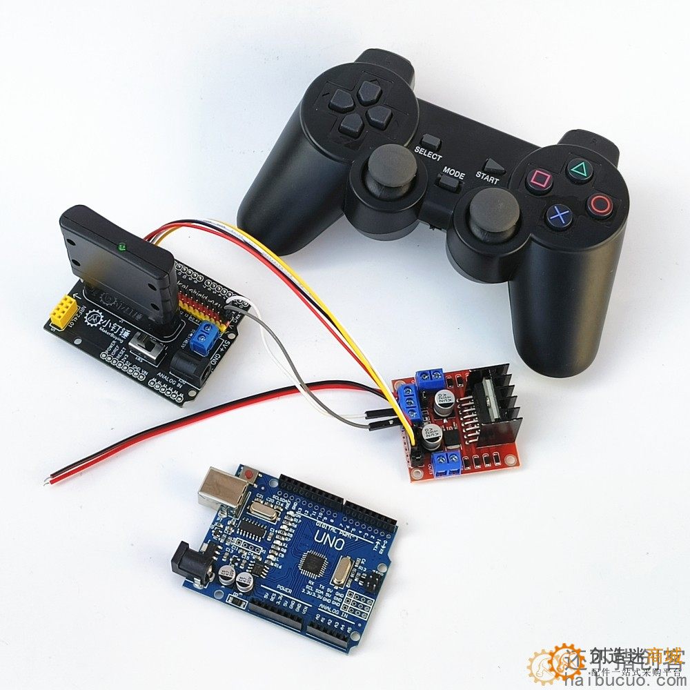 12通道舵机电机PS2遥控控制套装 for arduino 机械臂控制开源 SNAR74