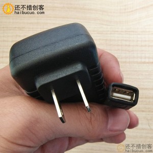 USB母头9V1A电源适配器 USB充电座线 水泵电源 SN1089