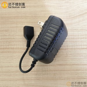 USB母头9V1A电源适配器 USB充电座线 水泵电源 SN1089