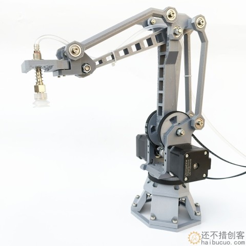 3D打印气泵步进电机4轴机械臂 皮带轮高精度机械臂自动化SNAM8700
