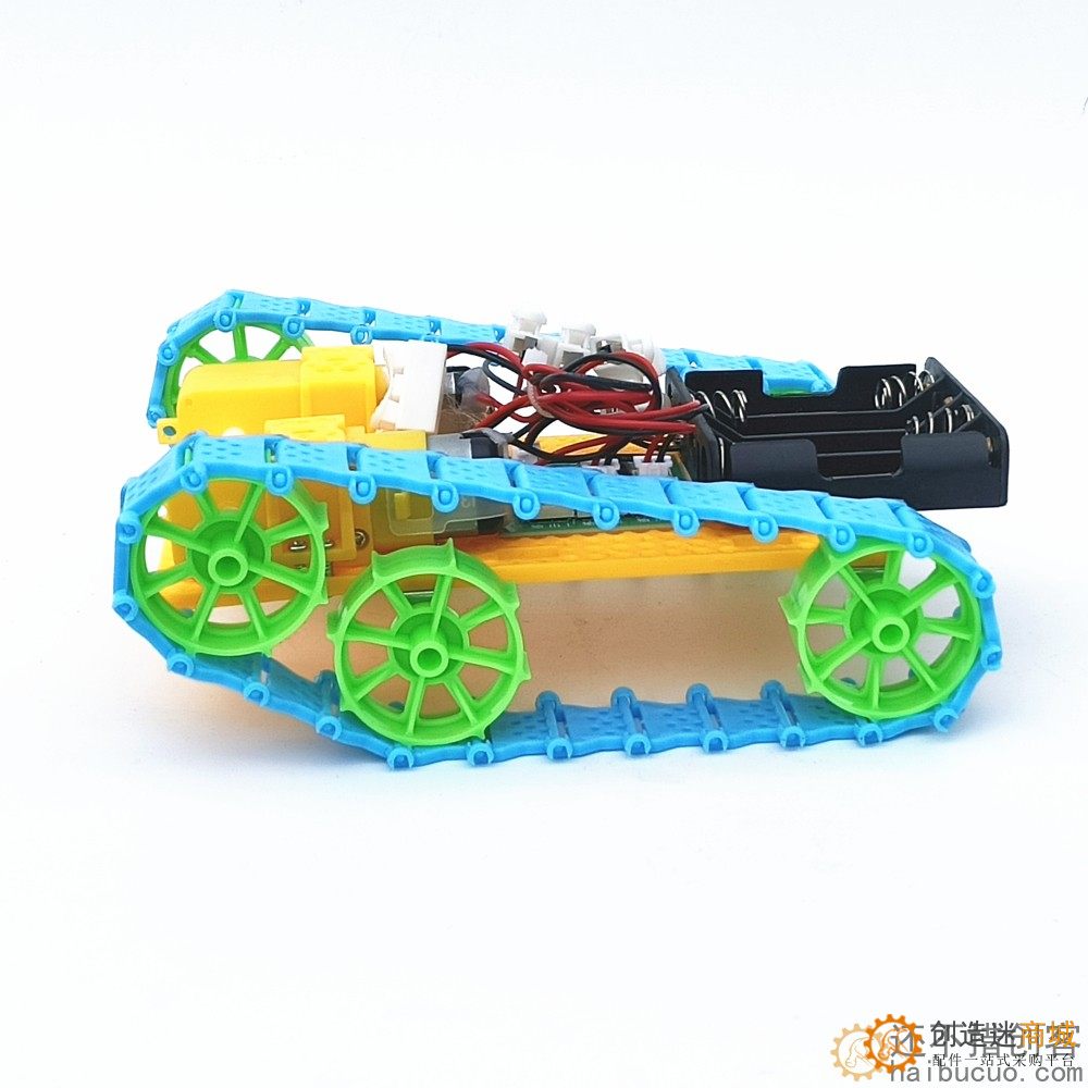 全拼装积木遥控坦克套装 DIY坦克车体 手工科技小制作SNPX1