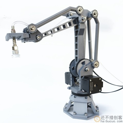 3D打印气泵步进电机4轴机械臂 皮带轮高精度机械臂自动化SNAM8700