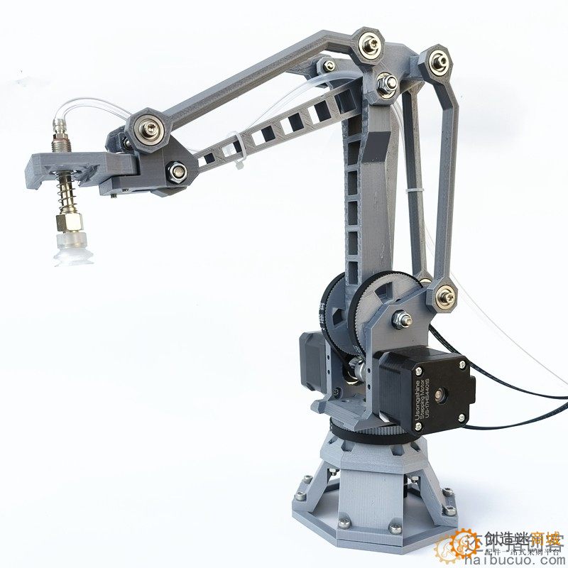 3D打印气泵步进电机4轴机械臂 皮带轮高精度机械臂自动化SNAM8700