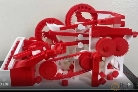 Marble Machine自动弹珠机器，3D打印