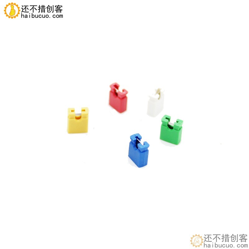 跳线帽 短路帽 黄色 短路块 排针连接帽SN1229