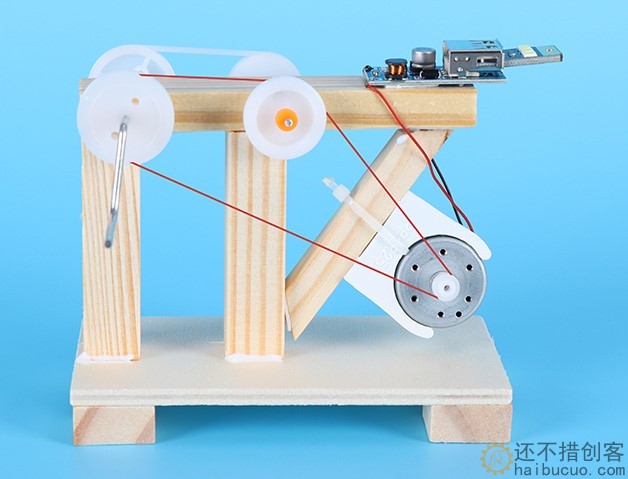 科学实验玩具DIY手摇发电机模型 学生科技小制作儿童手工发明器材SNP124