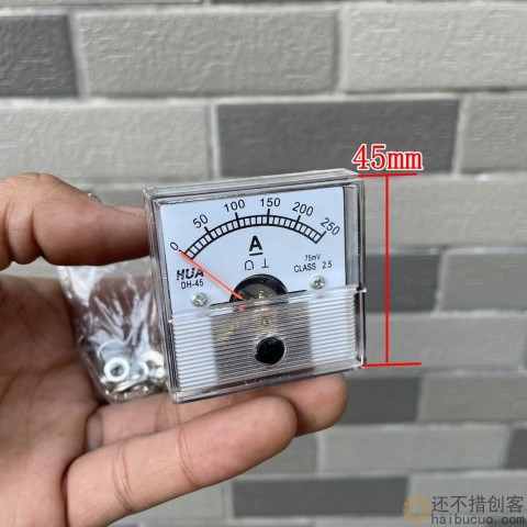45 250A电流表 直流指针电流表头 机械表头 SN1247