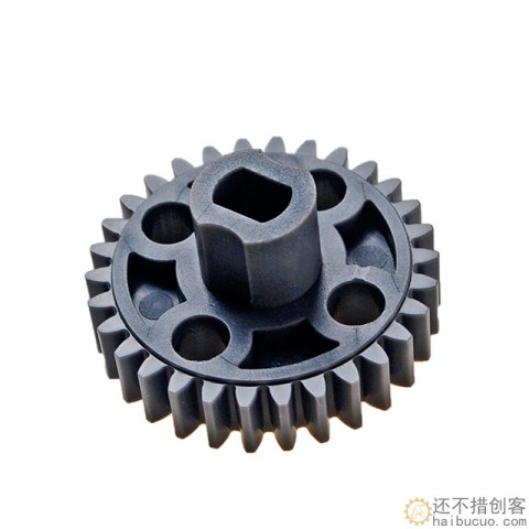 tt马达减速电机塑料齿轮0.8模玩具圆柱齿轮积木传动零配件C18