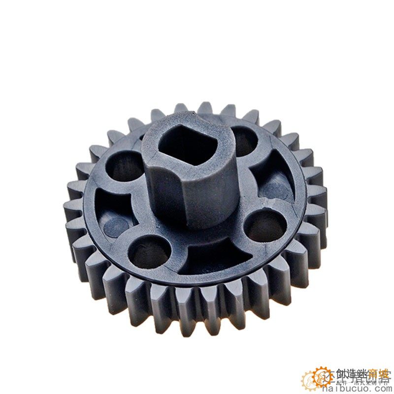 tt马达减速电机塑料齿轮0.8模玩具圆柱齿轮积木传动零配件C18