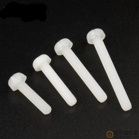 十字圆头尼龙螺丝 塑料/塑胶螺丝钉 盘头螺钉螺栓M3