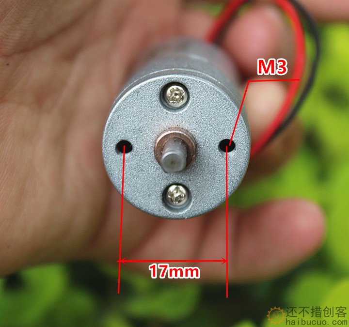 370直流减速电机 25mm全金属齿轮减速箱 碳刷马达 DC5-24V M369