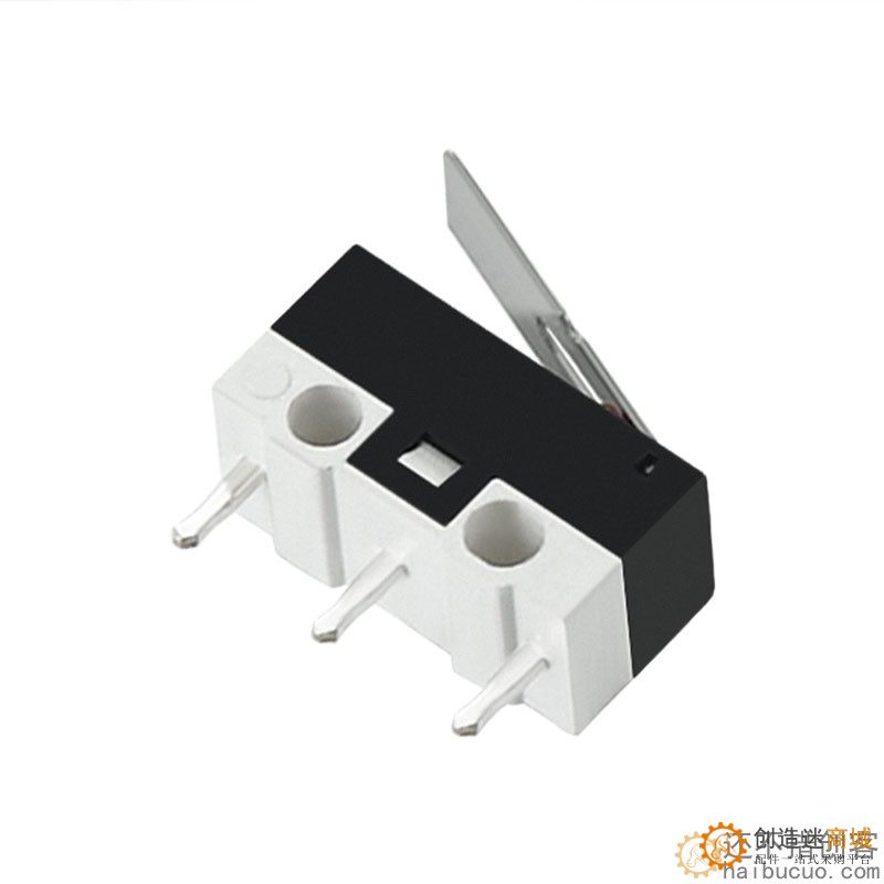 3D打印机配件 微动开关带柄脚带柄滚轮按键 小电源限位开关1A125V SN1220