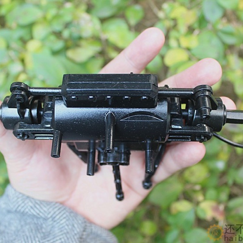 带驱动电机玩具车桥DIY配件 有转向功能没有转向马达SN1212