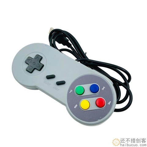 国产全新任天堂超任主机专用手柄usb游戏手柄SFC SNES电脑手柄SNRM145