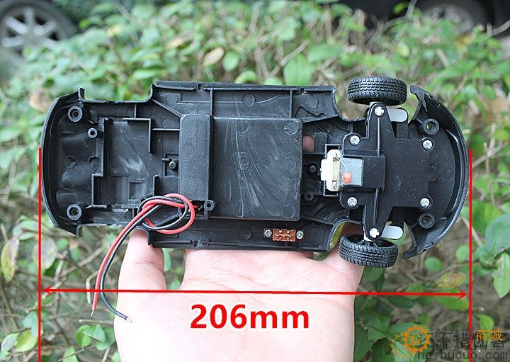 带转向电机和车轮的小车底盘DIY配件  SN1245