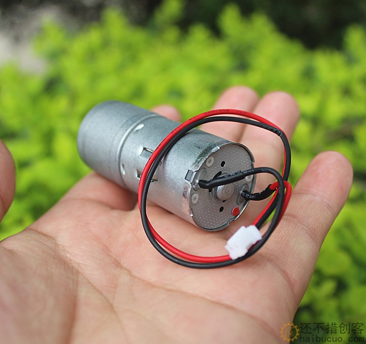 370直流减速电机 25mm全金属齿轮减速箱 碳刷马达 DC5-24V M369
