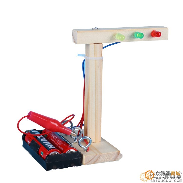 小学生科学实验教具套装 DIY红绿灯科技小制作stem儿童手工材料包SNP123