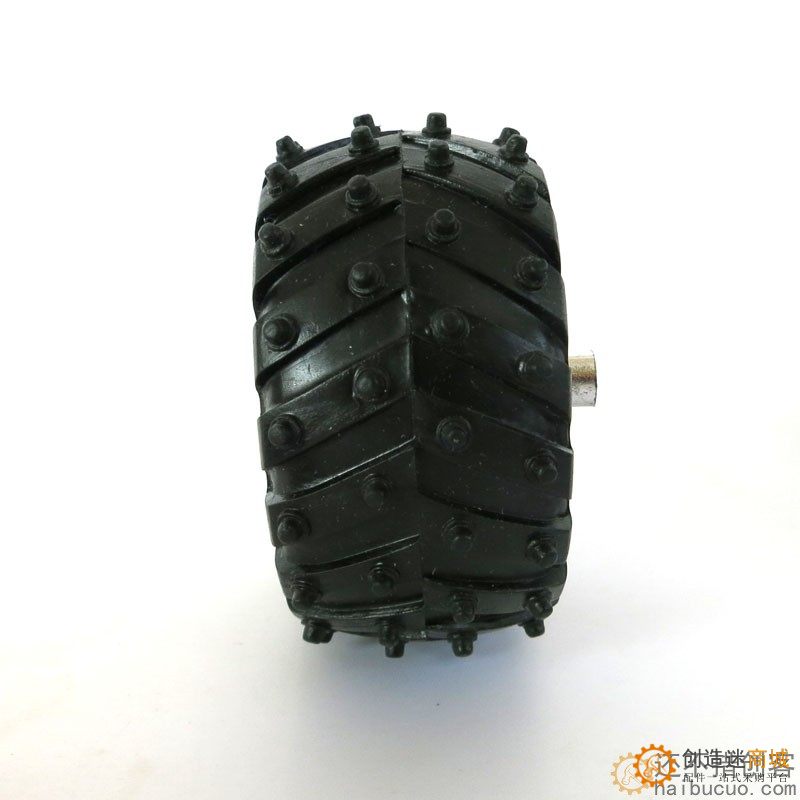 3*55mm越野车轮 玩具模型 DIY橡胶车轮 防滑车轮 科技小制作车轮W41