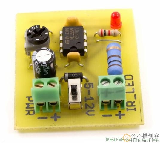 遮挡式红外线报警器的制作