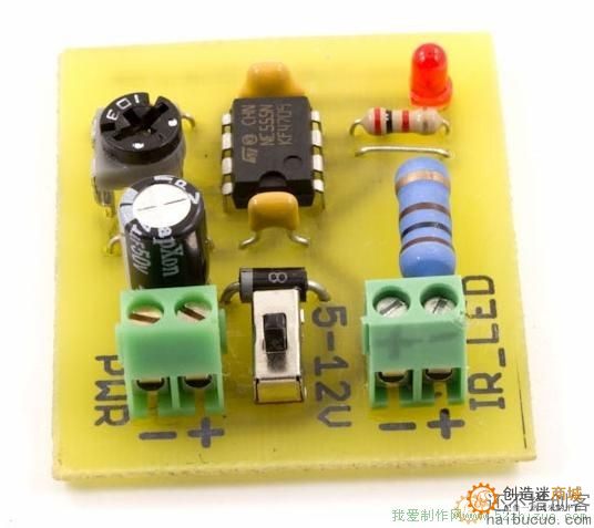 遮挡式红外线报警器的制作