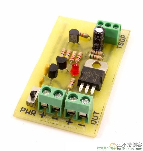 遮挡式红外线报警器的制作