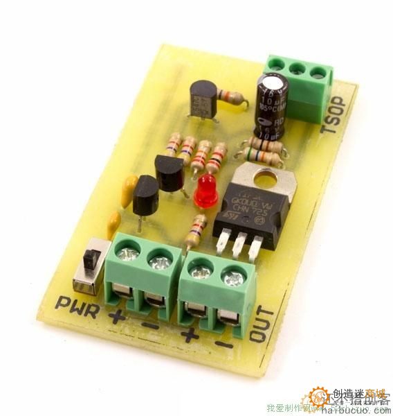 遮挡式红外线报警器的制作