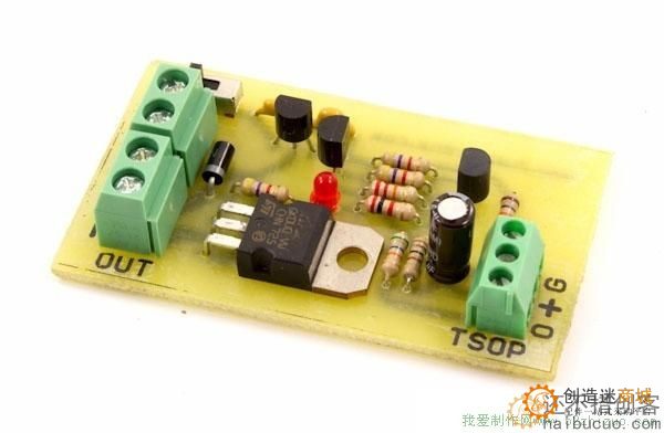 遮挡式红外线报警器的制作