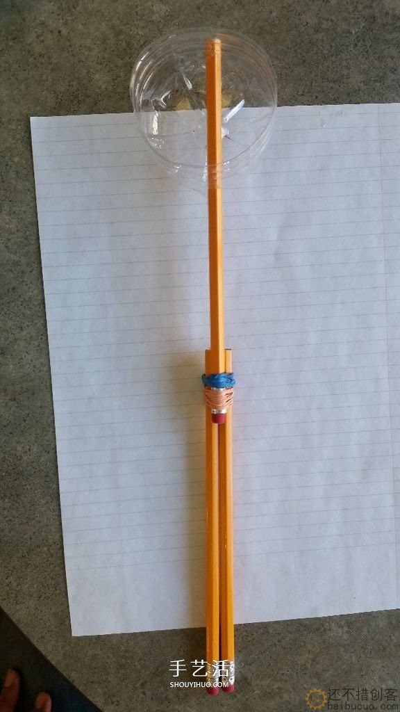 如何制作一个投石机？用几根铅笔